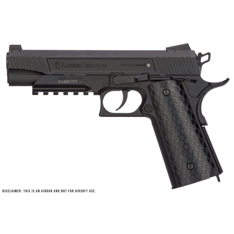 Lancer Air Cobra LTA-50B CO2 Half-Blowback 4.5mm Airgun (Color: Black)