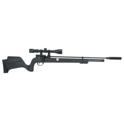 Lancer Tactical Nova Razer D-01 .22 Caliber Synthetic Stock PCP Air Rifle - (Black)