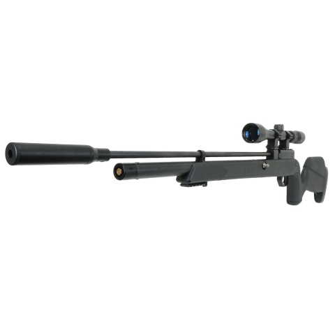 Lancer Tactical Nova Razer D-01 .22 Caliber Synthetic Stock PCP Air Rifle - (Black)