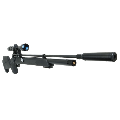 Lancer Tactical Nova Razer D-01 .22 Caliber Synthetic Stock PCP Air Rifle - (Black)