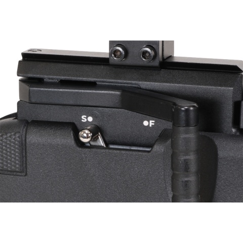 Lancer Tactical Nova Razer D-01 .22 Caliber Synthetic Stock PCP Air Rifle - (Black)