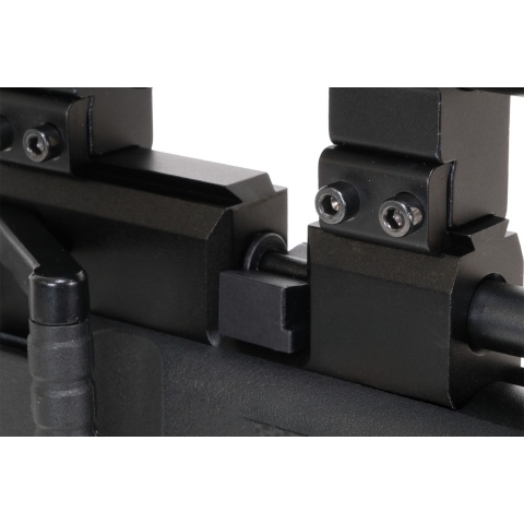 Lancer Tactical Nova Razer D-01 .22 Caliber Synthetic Stock PCP Air Rifle - (Black)
