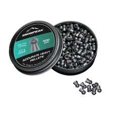 SnowPeak 500CT Accurate Heavy Pellet 4.5MM Caliber Air Gun Pellets (Dome Head)