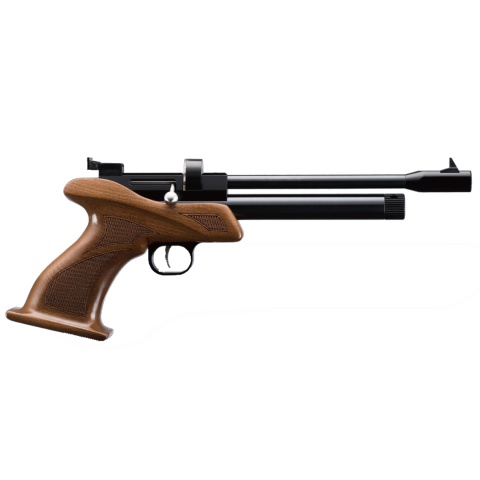 SnowPeak CP1-M CO2 5.5mm Caliber Air Gun - (Black/Wood)