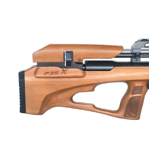 SnowPeak P35X PCP 5.5mm Caliber Air Gun - (Black/Wood)