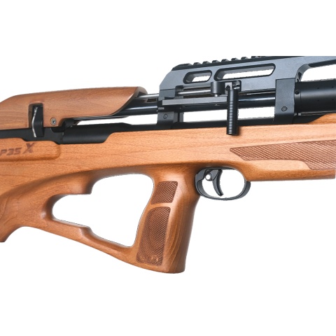 SnowPeak P35X PCP 5.5mm Caliber Air Gun - (Black/Wood)