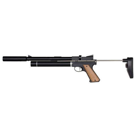 Snowpeak PP750L PCP Dual .177/.22 Caliber Air Gun w/ Adjustable Stock & Integrated Suppressor