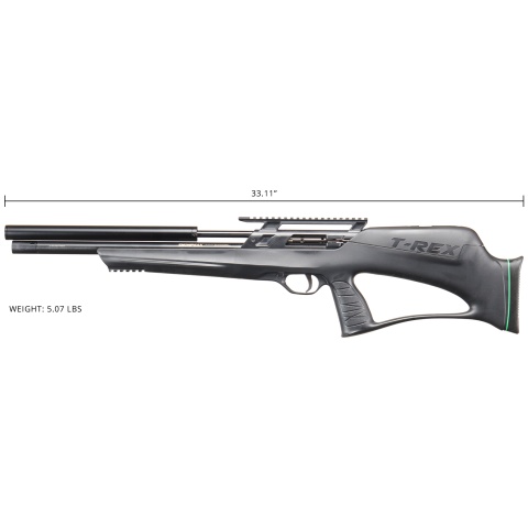 SnowPeak T-REX Bullpup PCP (5.5mm / .22) Caliber Air Gun - (Black)