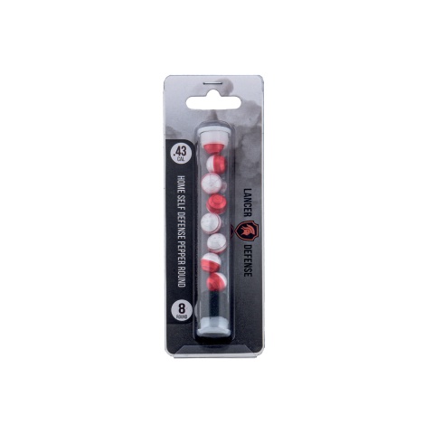 Lancer Defense .43 Cal Pepper Ball (Pack of 8)
