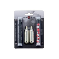 Lancer Defense .43 Cal Pepper Ball and Rubber Ball Pack (8 Rounds of Each)