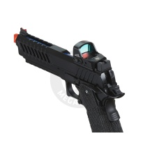 Lancer Tactical Knightshade Hi-Capa Gas Blowback Airsoft Pistol w/ Micro Red Dot Sight - (Blue)