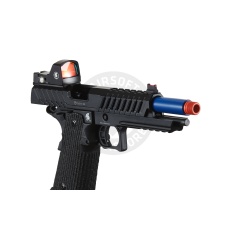 Lancer Tactical Knightshade Hi-Capa Gas Blowback Airsoft Pistol w/ Micro Red Dot Sight - (Blue)