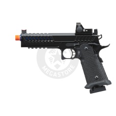 Lancer Tactical Knightshade Hi-Capa Gas Blowback Airsoft Pistol w/ Red Dot Sight - (Blue)