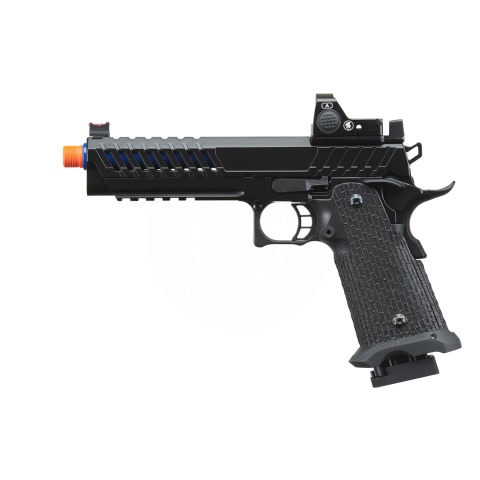 Lancer Tactical Knightshade Hi-Capa Gas Blowback Airsoft Pistol w/ Red Dot Sight - (Blue)