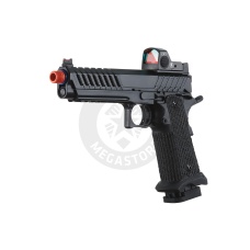 Lancer Tactical Knightshade Hi-Capa Gas Blowback Airsoft Pistol w/ Red Dot Sight - (Blue)