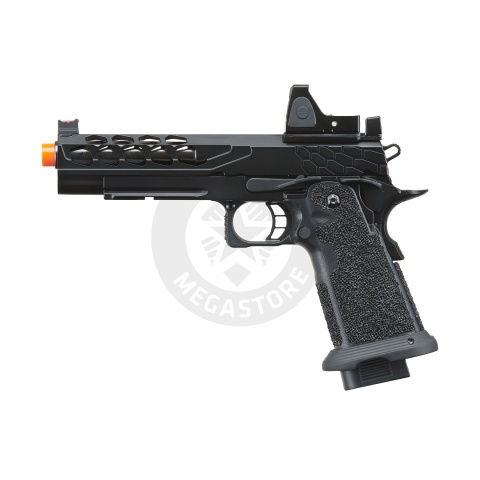 Lancer Tactical Stryk Hi-Capa 5.1 Gas Blowback Airsoft Pistol w/ Reflex Red Dot Sight - (Black)