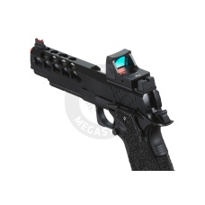 Lancer Tactical Stryk Hi-Capa 5.1 Gas Blowback Airsoft Pistol w/ Reflex Red Dot Sight - (Black)