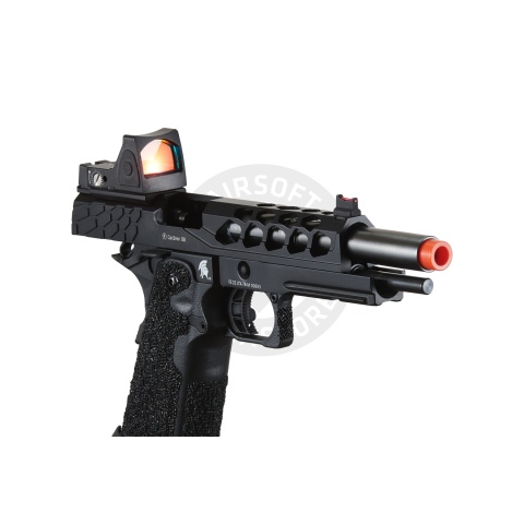 Lancer Tactical Stryk Hi-Capa 5.1 Gas Blowback Airsoft Pistol w/ Reflex Red Dot Sight - (Black)