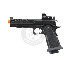 Lancer Tactical Stryk Hi-Capa 5.1 Gas Blowback Airsoft Pistol w/ Micro Red Dot Sight - (Black)
