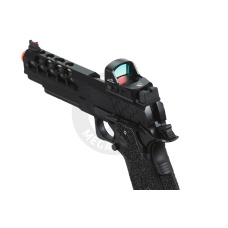 Lancer Tactical Stryk Hi-Capa 5.1 Gas Blowback Airsoft Pistol w/ Micro Red Dot Sight - (Black)