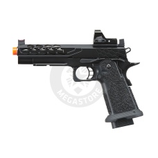 Lancer Tactical Stryk Hi-Capa 5.1 Gas Blowback Airsoft Pistol w/ Red Dot Sight - (Black)