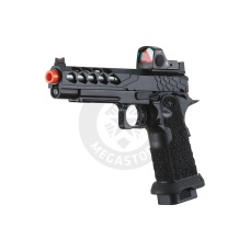 Lancer Tactical Stryk Hi-Capa 5.1 Gas Blowback Airsoft Pistol w/ Red Dot Sight - (Black)
