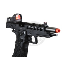 Lancer Tactical Stryk Hi-Capa 5.1 Gas Blowback Airsoft Pistol w/ Red Dot Sight - (Black)