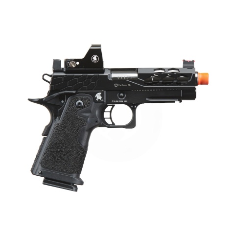 Lancer Tactical Stryk Hi-Capa 4.3 Gas Blowback Airsoft Pistol w/ Micro Red Dot Sight (Black)