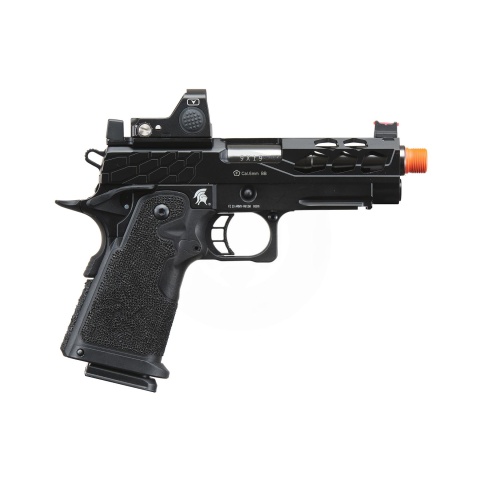 Lancer Tactical Stryk Hi-Capa 4.3 Gas Blowback Airsoft Pistol w/ Red Dot Sight (Black)