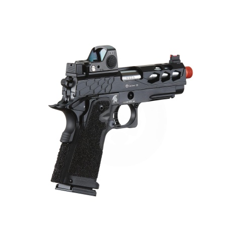 Lancer Tactical Stryk Hi-Capa 4.3 Gas Blowback Airsoft Pistol w/ Red Dot Sight (Black)