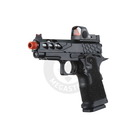 Lancer Tactical Stryk Hi-Capa 4.3 Gas Blowback Airsoft Pistol w/ Red Dot Sight (Black)