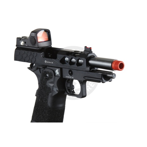 Lancer Tactical Stryk Hi-Capa 4.3 Gas Blowback Airsoft Pistol w/ Red Dot Sight (Black)