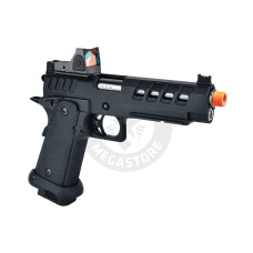 Lancer Tactical Heracles Hi-Capa Gas Blowback Airsoft Pistol w/ Reflex Red Dot Sight - (Black)