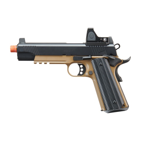 Ed Brown SOCOM 1911 Gas Blowback Airsoft Pistol W/ Red Dot Reflex Sight Bundle
