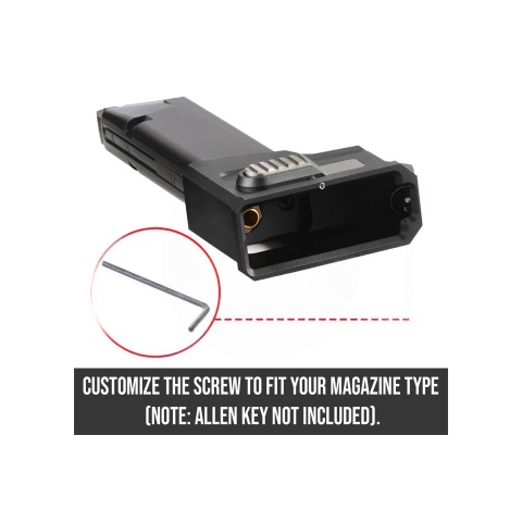 Lancer Tactical HPA AEG M4 Magazine Adaptor For AAP01 Airsoft Pistols