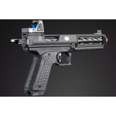 Lancer Tactical x Tandemkross CTHULHU Gas Blow Back Pistol w/ Red Dot Reflex Sight - (Black)