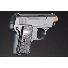 Omega Dual Spring Powered Airsoft Pistols (Color: Black & Silver)