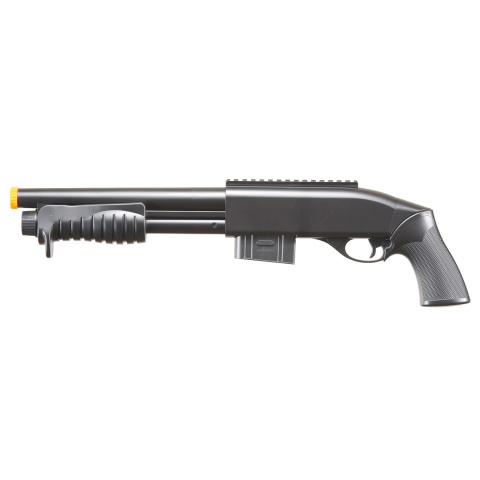 Double Eagle M401 Pump Action Airsoft Spring Shotgun (Color: Black)