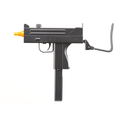Double Eagle Airsoft M42F Spring Uzi Pistol w/ Foldable Stock - BLACK