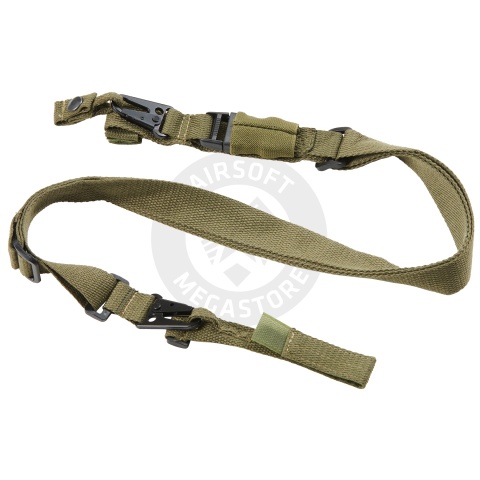 8 Fields MP5/G3/M4 Canvas 2-Point Gun Sling - (OD Green)