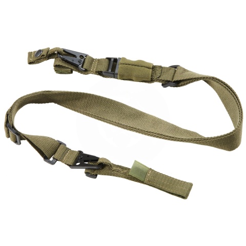 8 Fields MP5/G3/M4 Canvas 2-Point Gun Sling - (OD Green)