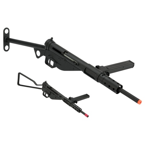 WELL STEN MKII Submachine Gun Miniature Model 1:3 Scale Replica - (Black)