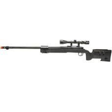 WellFire M40A5 Bolt Action Airsoft Sniper Rifle w/ Scope (Color: Black)