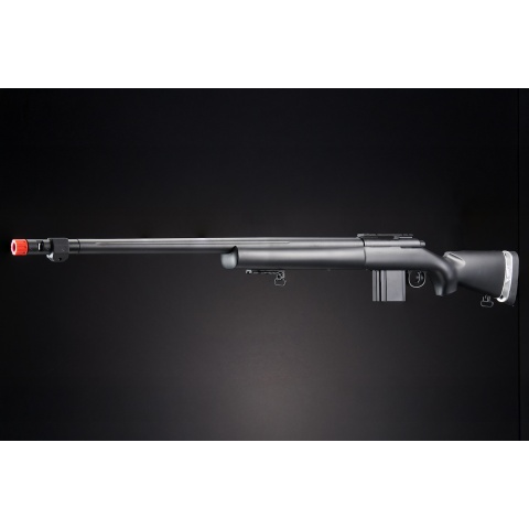 Well Airsoft M24/M28 BOLT Action Rifle w/ Fixed Stock Fluted Barrel