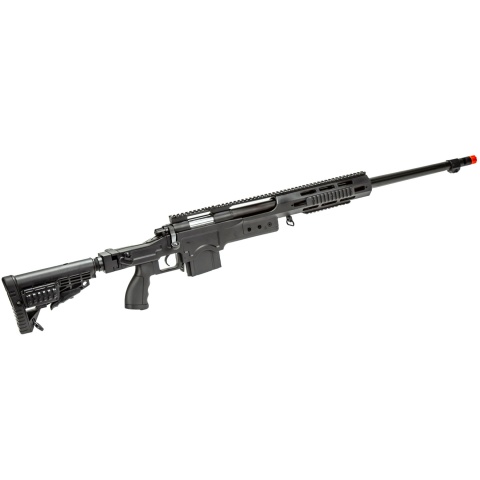 WellFire MB4412B Bolt Action Airsoft Sniper Rifle (Color: Black)