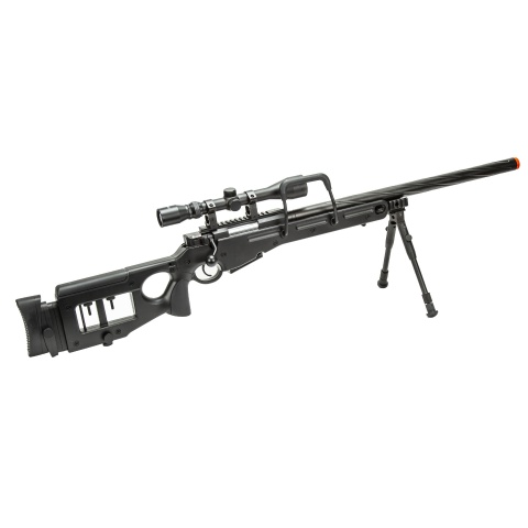 WellFire SV98 Bolt Action Airsoft Sniper Rifle w/ Scope and Bipod (Color: Gray)