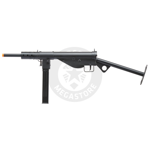 AGM Airsoft MP058 MKII STEN AEG WWII British Full Metal SMG - BLACK