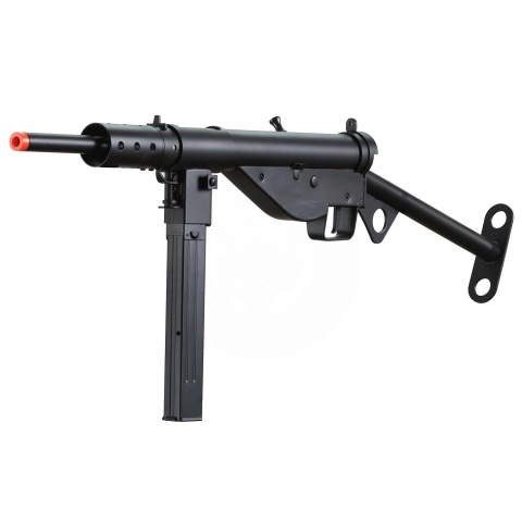 AGM Airsoft MP058 MKII STEN AEG WWII British Full Metal SMG - BLACK
