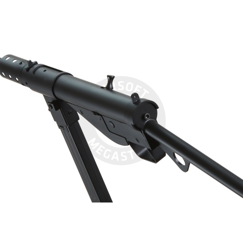 AGM Airsoft MP058 MKII STEN AEG WWII British Full Metal SMG - BLACK
