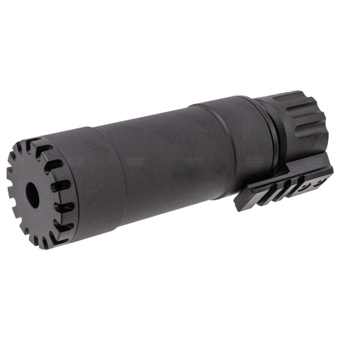 Maruyama MP-IX MP9 Type Gas Blowback Airsoft SMG w/ QD Tracer-Compatible Silencer - (Black)